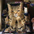 Adorable Cats Quilt Blanket Christmas Gifts For Cat Lovers